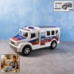 Funwoods Police Van Toy - (1 Pc) - Front View by Nari Haat, Indian ethnic wear, women clothing, designer suit