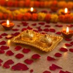 Ornate Rectangular Pooja Tilak Plate - (Mix Design / 1 Pc) - Full Detail by Nari Haat, Indian ethnic wear, women clot...