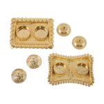 Ornate Rectangular Pooja Tilak Plate - (Mix Design / 1 Pc) - Sleeve Design by Nari Haat, Indian ethnic wear, women cl...