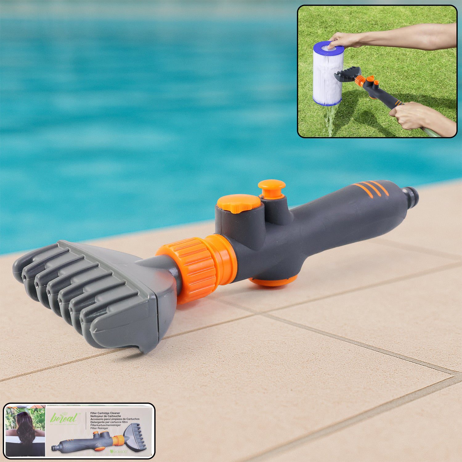 Pool-Cartridge-Filter-Cleaner-01.jpg High-Pressure Pool Filter Cartridge Cleaner Nozzle (1 Pc) - Front View by Nari Haat, Indian ethnic wear, women clothi...