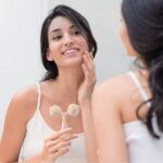 Dual Ball Facial and Body Massage Roller - 1 Pc - Full Detail by Nari Haat, Indian ethnic wear, women clothing, desig...