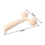 Dual Ball Facial and Body Massage Roller - 1 Pc - Neckline Detail by Nari Haat, Indian ethnic wear, women clothing, d...