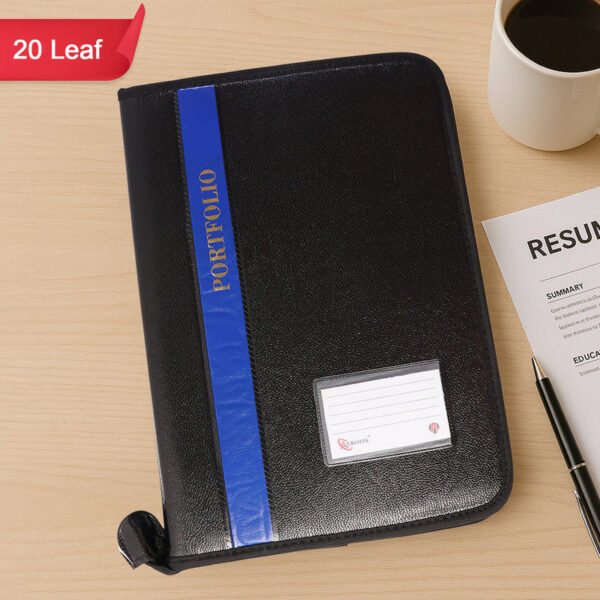 Aerotix A4 Portfolio File with Zipper