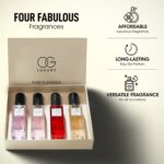 OG Beauty Luxury Pure Elegance Eau De Parfum Gift - (4 Pc / Set / 20 ML) - Full Detail by Nari Haat, Indian ethnic we...