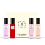 OG Beauty Luxury Pure Elegance Eau De Parfum Gift - (4 Pc / Set / 20 ML) - Sleeve Design by Nari Haat, Indian ethnic ...