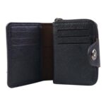 Premium Black Zip-Around Card Holder Wallet (1 Pc) - Sleeve Design by Nari Haat, Indian ethnic wear, women clothing, ...