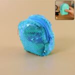 Mini Sequin Zipper Pouch - (1 Pc) - Front View by Nari Haat, Indian ethnic wear, women clothing, designer suit