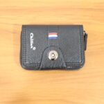 Premium Black Zip-Around Card Holder Wallet (1 Pc) - Full Detail by Nari Haat, Indian ethnic wear, women clothing, de...