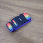 Heavy-Duty Rainbow Webbing with 3-Digit Code Lock - Full Detail by Nari Haat, Indian ethnic wear, women clothing, des...