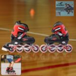 Professional Adjustable Inline Skates for Kids and Adults (Medium / 1 Pair) - Front View by Nari Haat, Indian ethnic ...