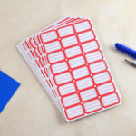 50 Sheets Self-Adhesive Label Stickers - Fabric Detail by Nari Haat, Indian ethnic wear, women clothing, designer suit