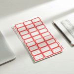 50 Sheets Self-Adhesive Label Stickers - Full Detail by Nari Haat, Indian ethnic wear, women clothing, designer suit