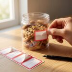 1 Sheets Self-Adhesive Label Stickers - Full Detail by Nari Haat, Indian ethnic wear, women clothing, designer suit