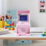 Mini Retro Arcade Gaming Console with 120 Built-In Classic Games - Front View by Nari Haat, Indian ethnic wear, women...