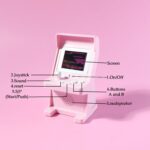 Mini Retro Arcade Gaming Console with 120 Built-In Classic Games - Neckline Detail by Nari Haat, Indian ethnic wear, ...