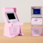 Mini Retro Arcade Gaming Console with 120 Built-In Classic Games - Fabric Detail by Nari Haat, Indian ethnic wear, wo...