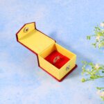 Premium Elegant Ring Gift Box with Soft Velvet Cushion - Back View by Nari Haat, Indian ethnic wear, women clothing, ...