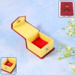 Premium Elegant Ring Gift Box with Soft Velvet Cushion - Front View by Nari Haat, Indian ethnic wear, women clothing,...