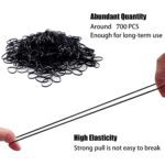 Mini Rubber Bands for Hair Styling (700 Pc) - Fabric Detail by Nari Haat, Indian ethnic wear, women clothing, designe...