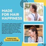 Mini Rubber Bands for Hair Styling (700 Pc) - Back View by Nari Haat, Indian ethnic wear, women clothing, designer suit