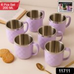 Apex Silika Approx 200 ml Tea Cup (6 Pc) - With Dupatta by Nari Haat, Indian ethnic wear, women clothing, designer suit