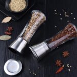 Premium Stainless Steel & Glass Manual Spice Grinder (1 Pc) - Full Detail by Nari Haat, Indian ethnic wear, women clo...