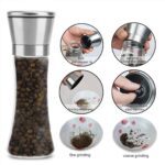 Premium Stainless Steel & Glass Manual Spice Grinder (1 Pc) - Closeup Embroidery by Nari Haat, Indian ethnic wear, wo...