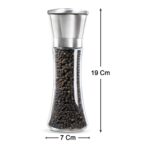 Premium Stainless Steel & Glass Manual Spice Grinder (1 Pc) - Neckline Detail by Nari Haat, Indian ethnic wear, women...