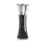 Premium Stainless Steel & Glass Manual Spice Grinder (1 Pc) - Sleeve Design by Nari Haat, Indian ethnic wear, women c...