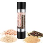 2-in-1 Stainless Steel Salt and Pepper Grinder - Closeup Embroidery by Nari Haat, Indian ethnic wear, women clothing,...