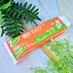 Beautiful Basics Orange Cotton Maxi Sanitary Pads XL+ 280mm Pack of 6 Pads - Front View by Nari Haat, Indian ethnic w...