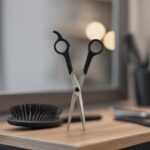 Professional Hair Thinning / Cutting Scissors - (1 Pc) - Neckline Detail by Nari Haat, Indian ethnic wear, women clot...