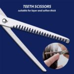 Professional Hair Thinning / Cutting Scissors - (1 Pc) - Closeup Embroidery by Nari Haat, Indian ethnic wear, women c...