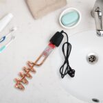 Immersion Water Heater Rod – High-Performance Copper Heating Element Shockproof - Neckline Detail by Nari Haat, Ind...