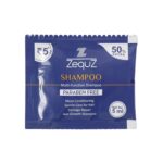 Zequz Paraben-Free Multi-Function Conditioning Shampoo Sachet (5 ML / 1 Pc) - Sleeve Design by Nari Haat, Indian ethn...