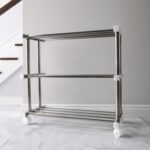 Supermom Stainless Steel Multipurpose Shoe & Storage Rack - (1 pc) - Neckline Detail by Nari Haat, Indian ethnic wear...