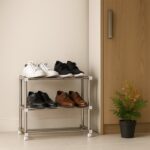 Supermom Stainless Steel Multipurpose Shoe & Storage Rack - (1 pc) - Fabric Detail by Nari Haat, Indian ethnic wear, ...