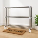 Supermom Stainless Steel Multipurpose Shoe & Storage Rack - (1 pc) - Back View by Nari Haat, Indian ethnic wear, wome...