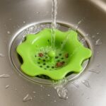 Flexible Silicone Sink Strainer & Drain Hair Catcher - Fabric Detail by Nari Haat, Indian ethnic wear, women clothing...