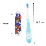 Kids Toothbrush with Cartoon Sketchboard Toy - Closeup Embroidery by Nari Haat, Indian ethnic wear, women clothing, d...