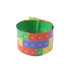 Colorful Snap Slap Bracelet Toy (1 Pc ) - Sleeve Design by Nari Haat, Indian ethnic wear, women clothing, designer suit