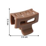 Stylish Mini Hair Claw Clips Set, 12 Pc - Neckline Detail by Nari Haat, Indian ethnic wear, women clothing, designer ...