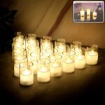 Smokeless LED Tealight Candles (24 Pc) - Front View by Nari Haat, Indian ethnic wear, women clothing, designer suit
