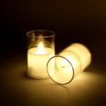 Smokeless LED Tealight Candles (24 Pc) - Fabric Detail by Nari Haat, Indian ethnic wear, women clothing, designer suit