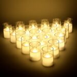 Smokeless LED Tealight Candles (24 Pc) - Closeup Embroidery by Nari Haat, Indian ethnic wear, women clothing, designe...