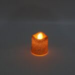 christmas Premium Glitter LED Tealight Candles (24 Pc Set) - Neckline Detail by Nari Haat, Indian ethnic wear, women ...