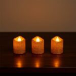 christmas Premium Glitter LED Tealight Candles (24 Pc Set) - Full Detail by Nari Haat, Indian ethnic wear, women clot...