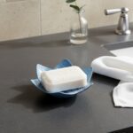 Supermom 3-Piece Lotus Blossom Design Soap Holder Set - Full Detail by Nari Haat, Indian ethnic wear, women clothing,...