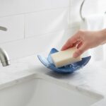 Supermom 3-Piece Lotus Blossom Design Soap Holder Set - Neckline Detail by Nari Haat, Indian ethnic wear, women cloth...