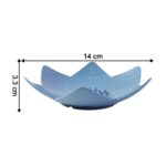 Supermom 3-Piece Lotus Blossom Design Soap Holder Set - Fabric Detail by Nari Haat, Indian ethnic wear, women clothin...